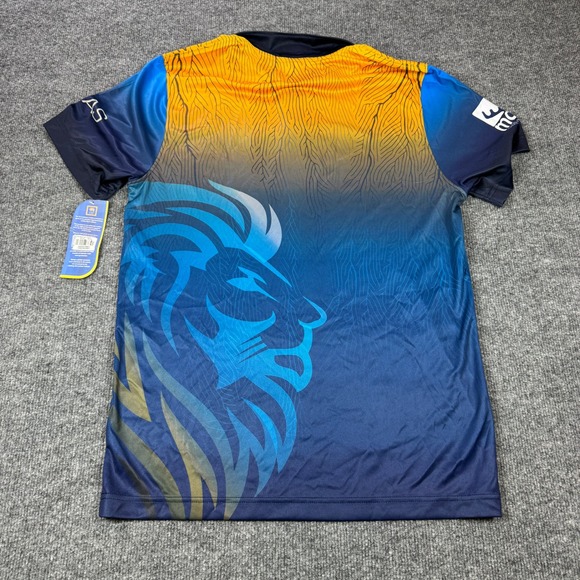 MAS Sri Lanka Cricket T20 World Cup Polo Mens L Blue Lion - Picture 5 of 8
